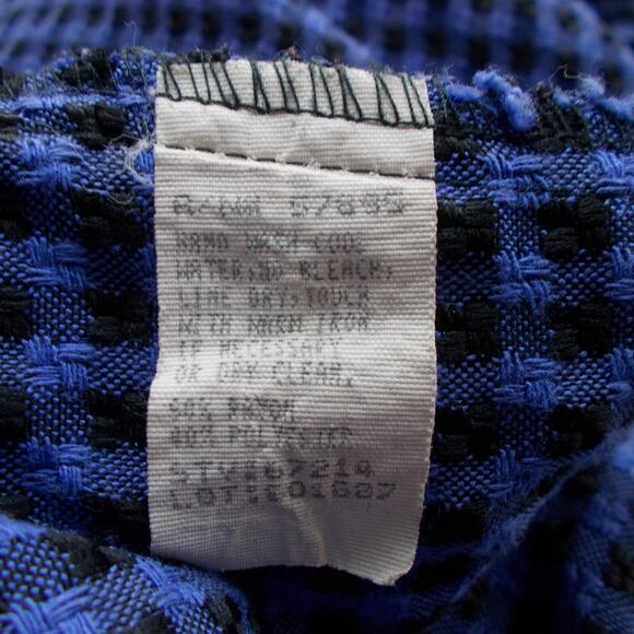 Vintage Requirements Women Purple & Black Checkered Plus Size Blazer Sz 26 - Picture 5 of 7